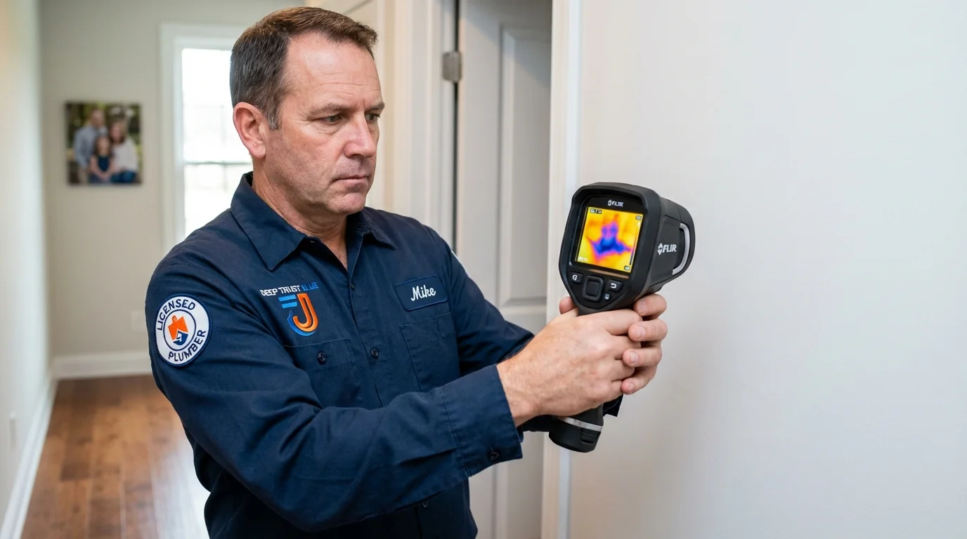 Thermal imaging leak detection by Johns Plumbing LLC in Gardnerville